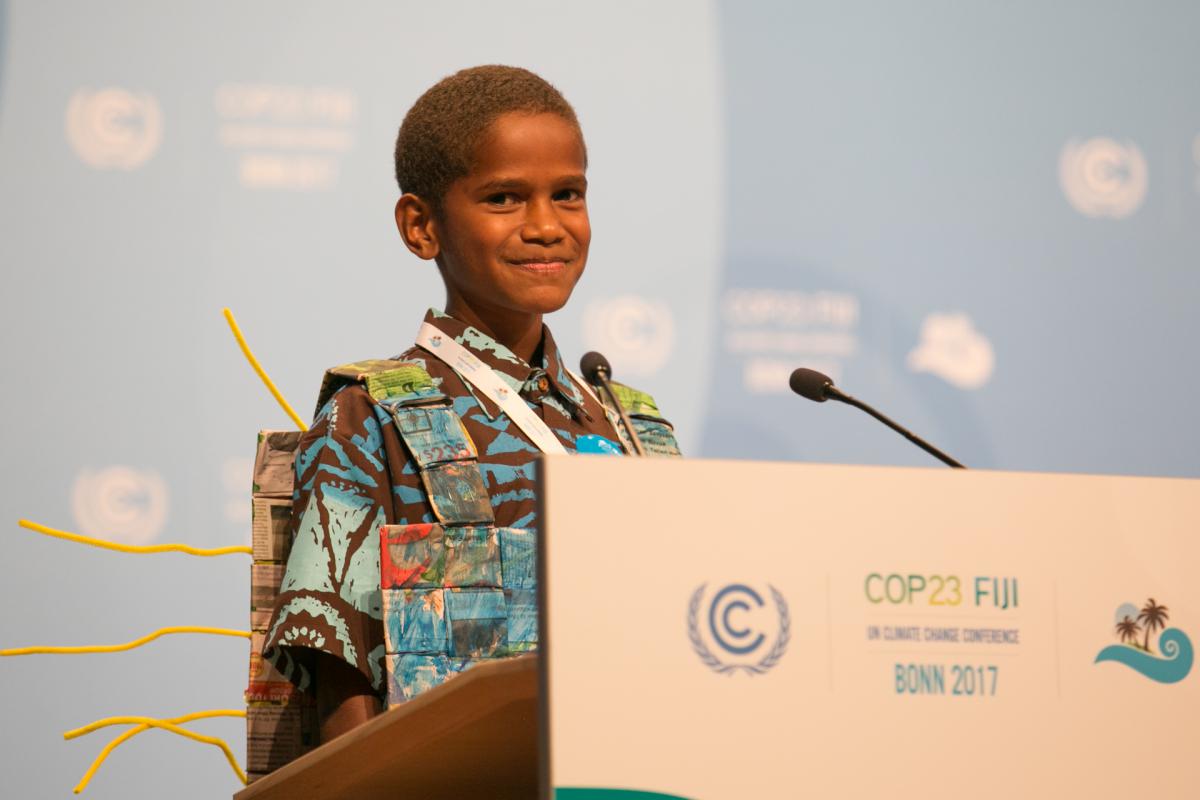 Timoci Naulusala, Fiji at COP 21